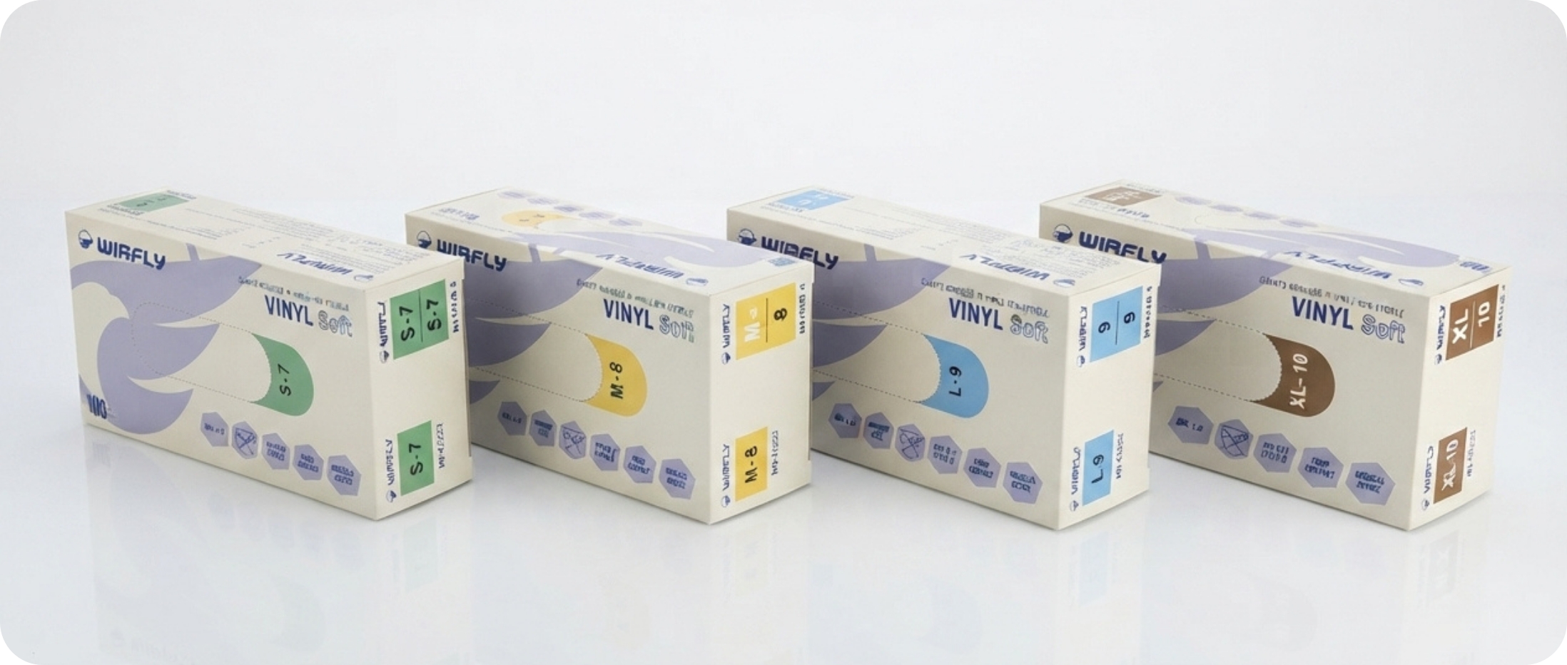 Guanti monouso in vinile per RSA e strutture sanitarie. 